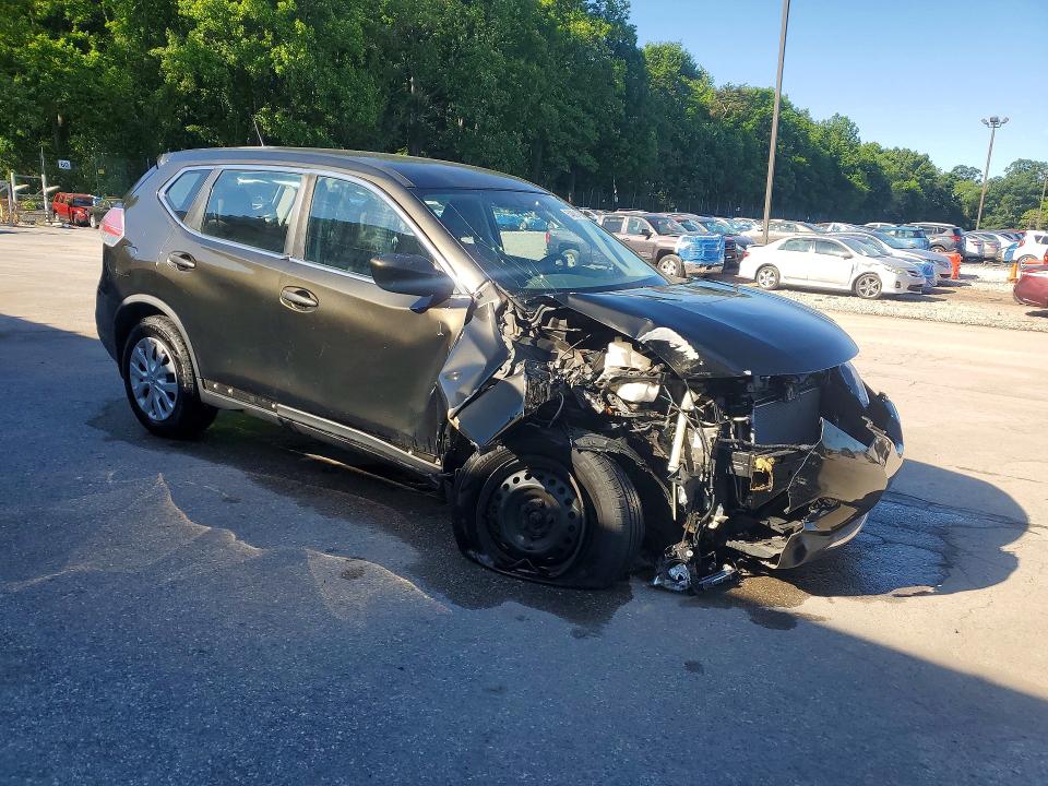 2016 Nissan Rogue VIN KNMAT2MV6GP711104 COPART salvage auction — FRONT END, Pa - Certificate Of Salvage, sold $575 on 2026-07-13 (photo 4)