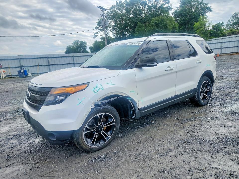 2015 Ford Explorer sport trac VIN 1FM5K8GT8FGA62045 COPART salvage auction — FRONT END, NC - SALVAGE CERTIFICATE OF TITLE, sold $1,200 on 2026-07-08 (photo 1)