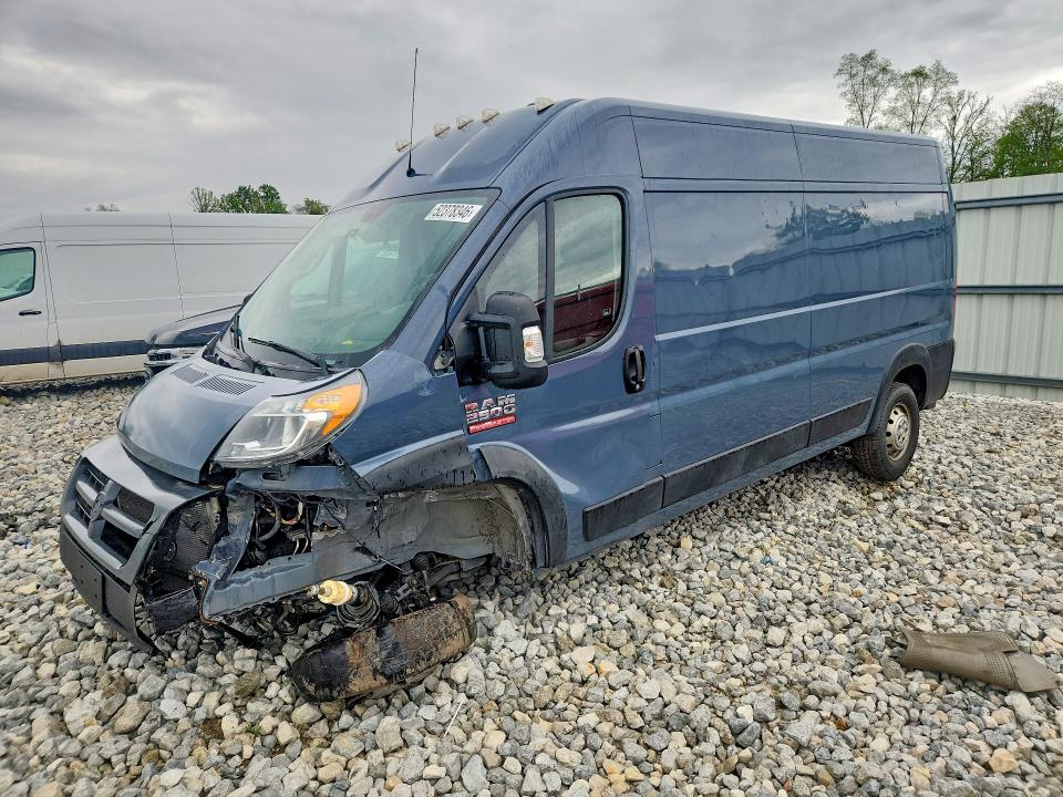 2019 Ram Promaster 2500 VIN 3C6TRVDG8KE515109 COPART salvage auction — FRONT END, Oh - Cert Of Title-Salvage, sold $1,050 on 2026-07-29 (photo 1)