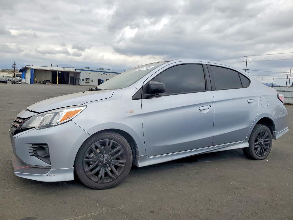 2024 Mitsubishi Mirage VIN ML32FUFJ3RHF08529 COPART salvage auction — FRONT END, Ca - Salvage Certificate, sold $2,500 on 2026-07-13 (photo 1)