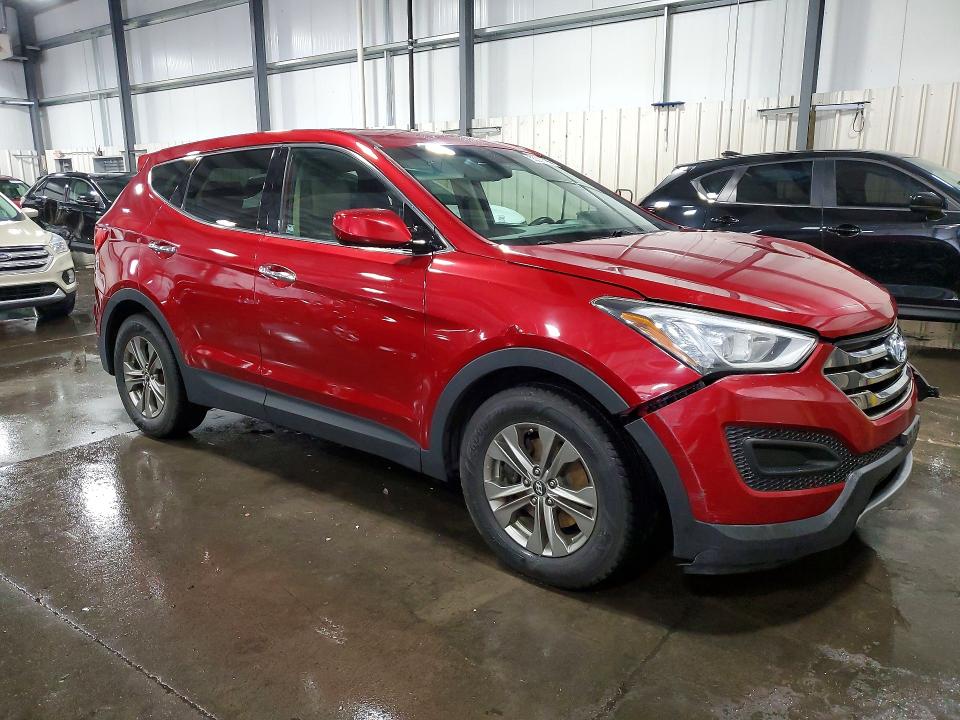 2014 Hyundai Santa fe VIN 5XYZTDLB5EG163960 COPART salvage auction — FRONT END, Mn - Cert Of Title-Prior Salvage, sold $1,450 on 2026-07-07 (photo 4)