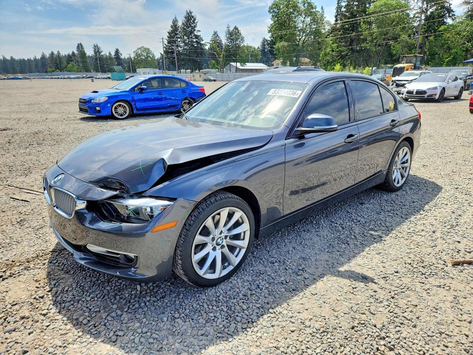 2012 BMW 3er VIN WBA3A5C57CF259615 COPART salvage auction — FRONT END, WA - BILL OF SALE, sold $125 on 2026-07-24 (photo 1)