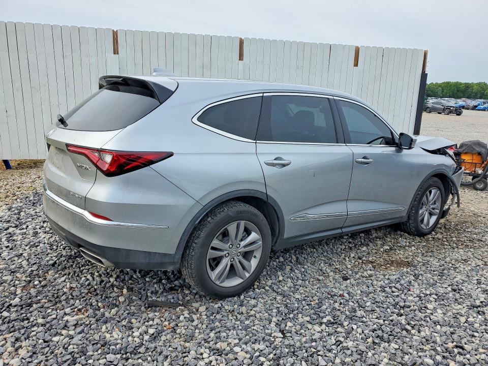 2024 Acura Mdx VIN 5J8YE1H33RL014500 COPART salvage auction — FRONT END, TN - SALVAGE CERTIFICATE, sold $8,600 on 2026-07-30 (photo 3)