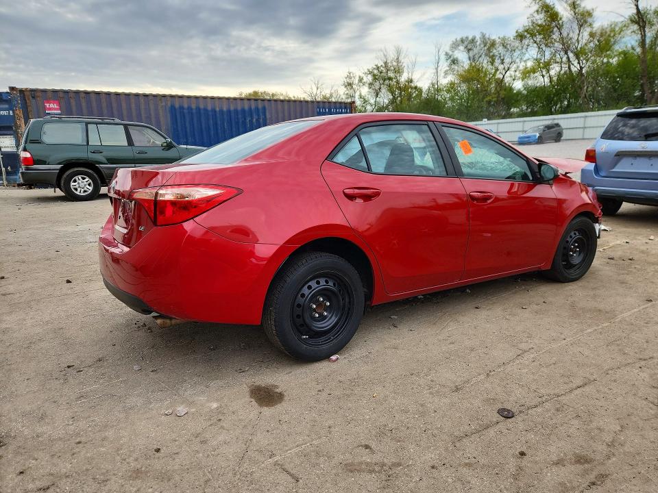 2017 Toyota Corolla VIN 5YFBURHE7HP637406 COPART salvage auction — ROLLOVER, Wi - Junked Vehicle Bill Of Sale, sold $975 on 2026-07-13 (photo 3)