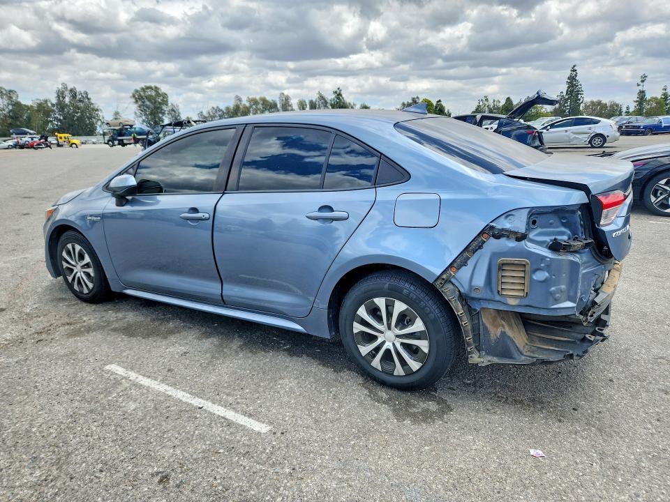 2021 Toyota VIN JTDEAMDE9MJ008291 COPART salvage auction — REAR END, Ca - Salvage Certificate, sold $6,700 on 2026-07-28 (photo 2)