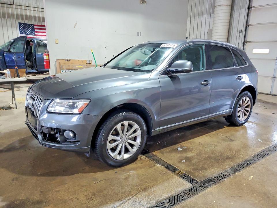 2016 Audi Q5 VIN WA1L2AFP2GA150899 COPART salvage auction — FRONT END, Pa - Certificate Of Salvage, sold $4,950 on 2026-07-20 (photo 1)