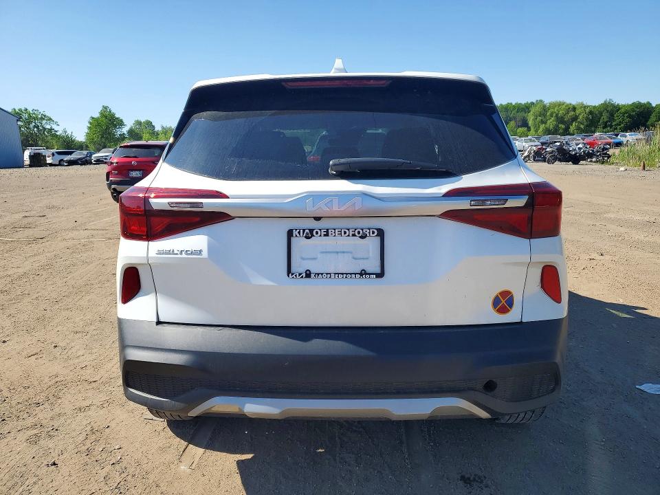 2022 Kia Seltos VIN KNDEPCAA7N7310039 COPART salvage auction — HAIL, Oh - Cert Of Title-Salvage, sold $4,900 on 2026-07-16 (photo 6)