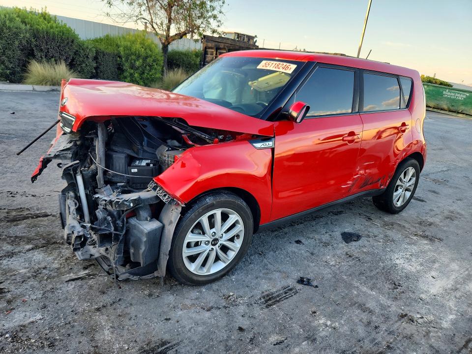 2019 Kia VIN KNDJP3A55K7645510 COPART salvage auction — FRONT END, Nv - Salvage Title, sold $1,000 on 2026-07-09 (photo 1)