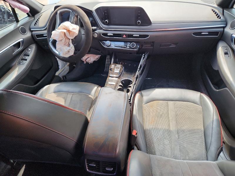 2021 Hyundai Sonata VIN 5NPEJ4J24MH092958 COPART salvage auction — FRONT END, Ga - Cert Of Title-Salvage, sold $1,625 on 2026-07-17 (photo 8)