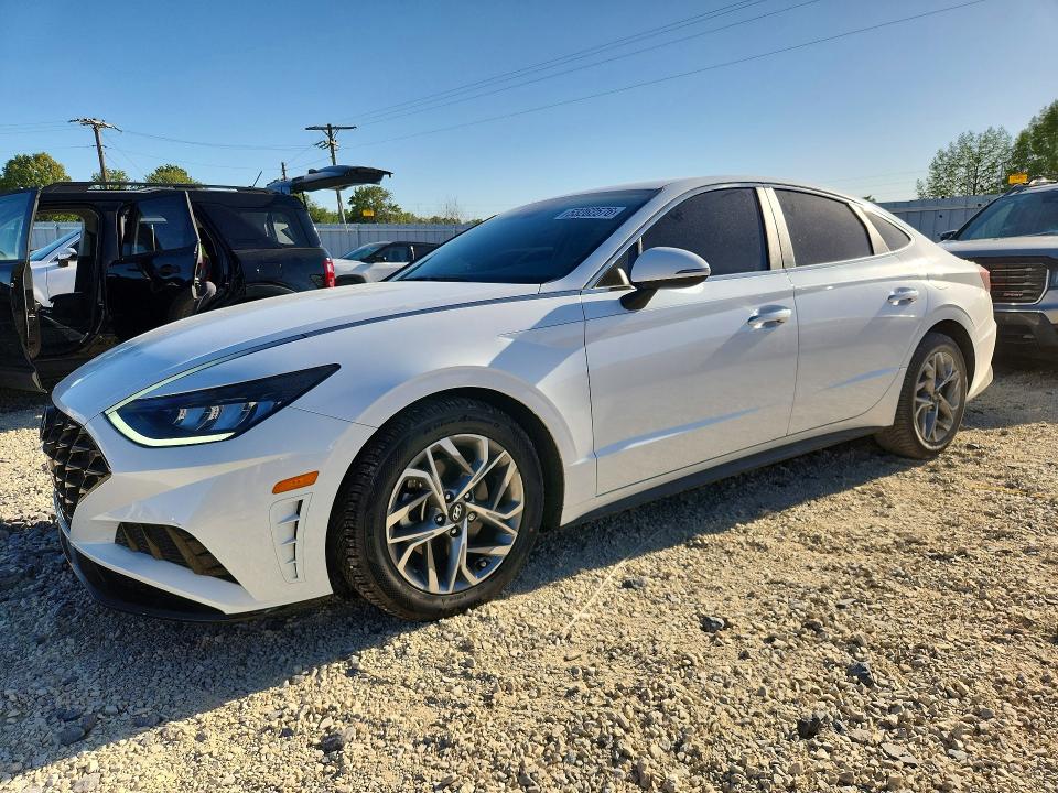 2020 Hyundai Sonata VIN 5NPEF4JA3LH052099 COPART salvage auction — HAIL, Mo - Certificate Of Title, sold $6,700 on 2026-07-13 (photo 1)