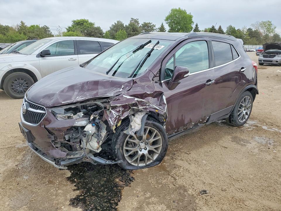 2017 Buick Encore VIN KL4CJ1SBXHB102463 COPART salvage auction — FRONT END, Il - Salvage Certificate, sold $975 on 2026-07-07 (photo 1)
