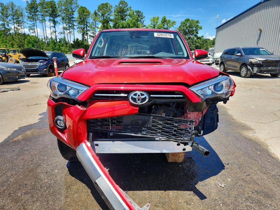 2021 Toyota 4runner VIN JTEPU5JR0M5957259 COPART salvage auction — FRONT END, Sc - Cert Of Title-Salvage, sold $11,400 on 2026-07-20 (photo 5)