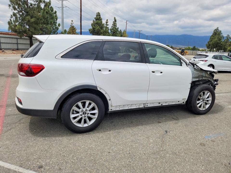 2020 Kia Sorento VIN 5XYPGDA35LG638740 COPART salvage auction — FRONT END, Ca - Salvage Certificate, sold $4,400 on 2026-07-30 (photo 3)