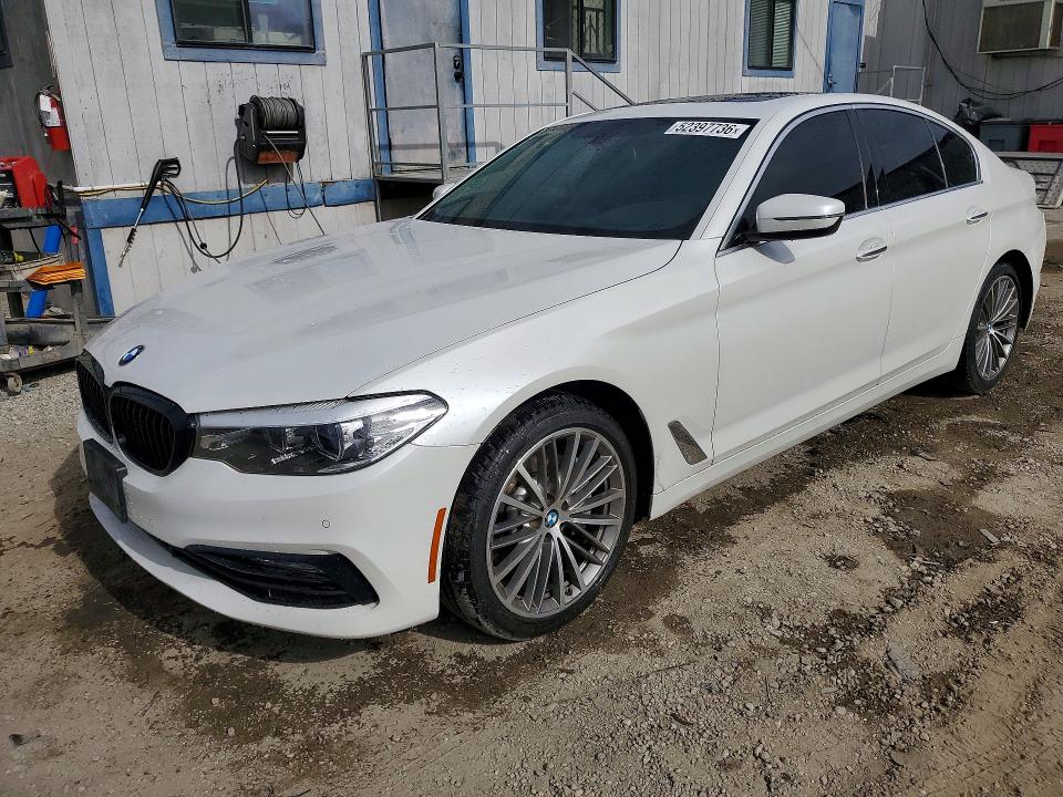 2018 BMW 5er VIN WBAJA5C52JWA36003 COPART salvage auction — REAR END, Ca - Salvage Certificate, sold $8,500 on 2026-07-16 (photo 1)