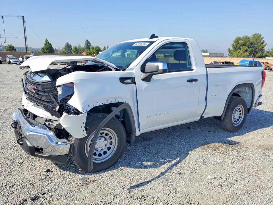 2026 Gmc SIERRA VIN 3GTNHAEKXTG291976 COPART salvage auction — FRONT END, Ca - Salvage Certificate, sold $13,900 on 2026-08-19 (photo 1)