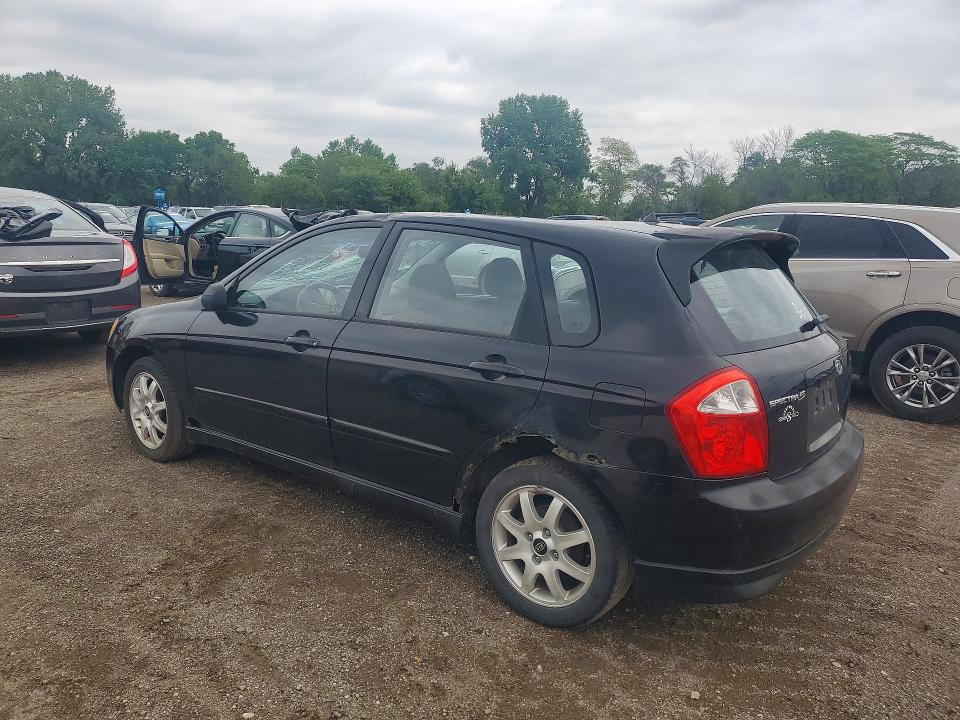 2005 Kia Spectra VIN KNAFE161855117902 COPART salvage auction — ROOF, Ia - Cert Of Title-Salvage Title, sold $475 on 2026-07-06 (photo 2)
