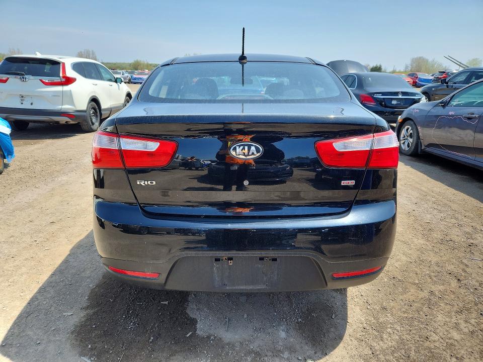 2013 Kia Rio VIN KNADM4A38D6207984 COPART salvage auction — MINOR DENT/SCRATCHES, On - Permit No Brand - Unfit, sold $750 on 2026-07-21 (photo 6)