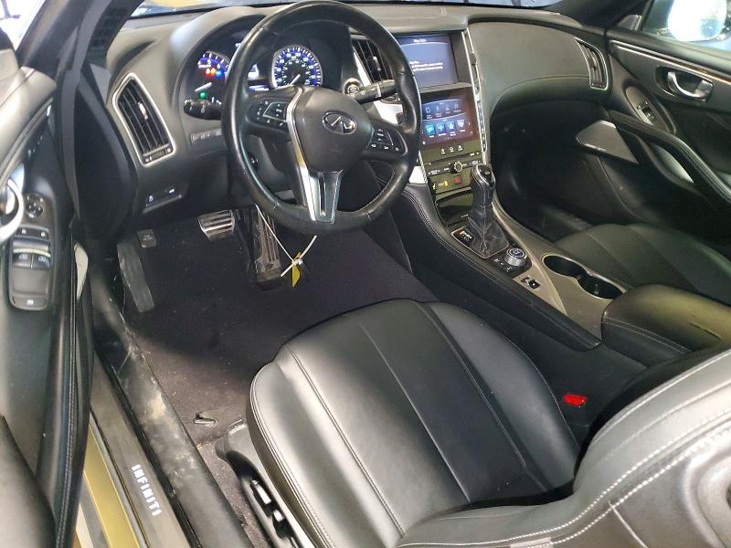 2018 Infiniti Q60 VIN JN1EV7EK3JM341710 COPART salvage auction — MECHANICAL, Fl - Certificate Of Title, sold $4,250 on 2026-07-07 (photo 8)