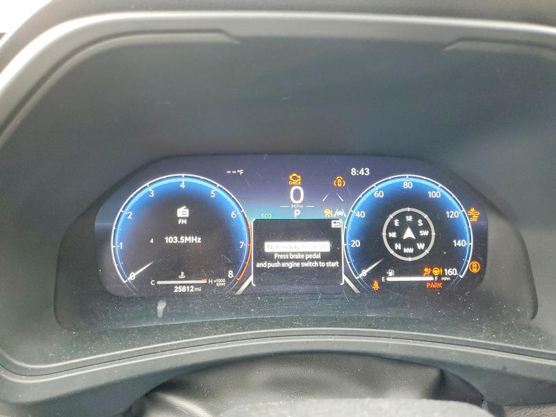 2024 Toyota Highlander VIN 5TDAAAB57RS050064 COPART salvage auction — FRONT END, Ne - Cert Of Title-Salvage, sold $20,000 on 2026-07-07 (photo 9)
