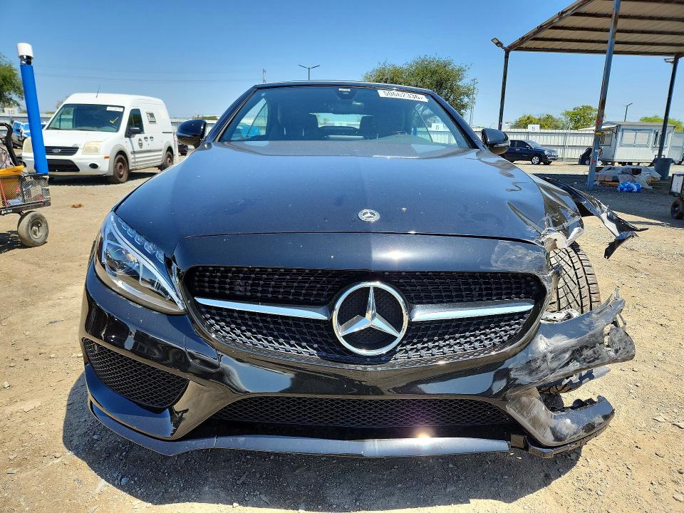 2018 Mercedes-benz VIN WDDWK4JB9JF671084 COPART salvage auction — FRONT END, Ca - Salvage Certificate, sold $8,100 on 2026-07-02 (photo 5)