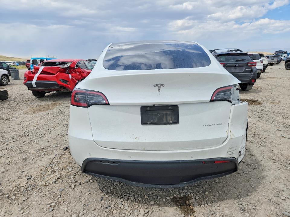 2022 Tesla VIN 7SAYGDEE8NF369792 COPART salvage auction — REAR END, Ut - Salvage Certificate, sold $7,200 on 2026-07-24 (photo 6)