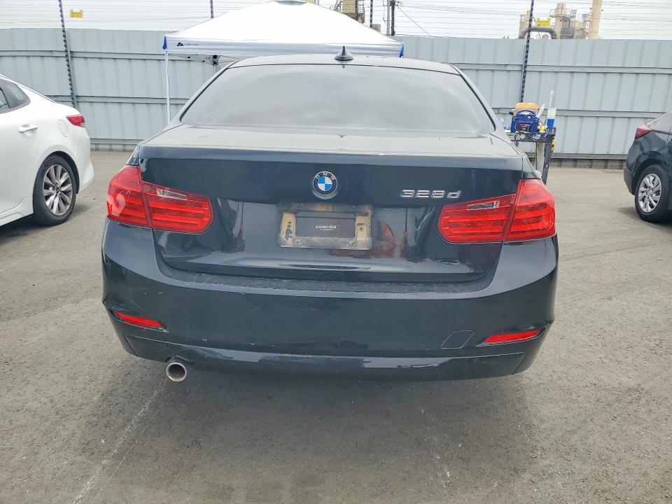 2014 BMW 3er VIN WBA3D3C59EK154533 COPART salvage auction — FRONT END, Ca - Salvage Certificate, sold $850 on 2026-07-20 (photo 6)