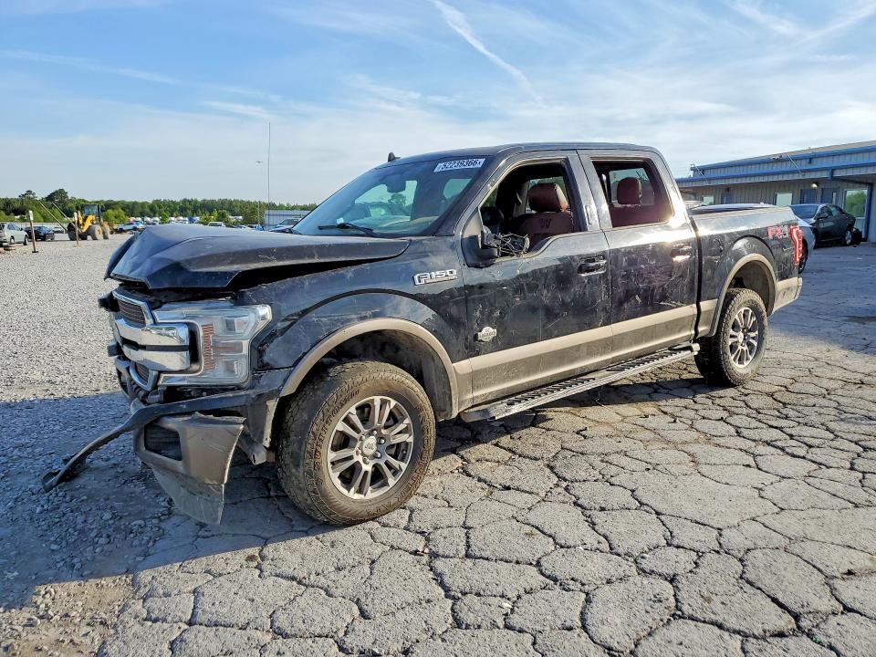 2018 Ford F-150 VIN 1FTEW1EG3JFA09225 COPART salvage auction — FRONT END, Tn - Salvage Certificate, sold $5,800 on 2026-07-02 (photo 1)