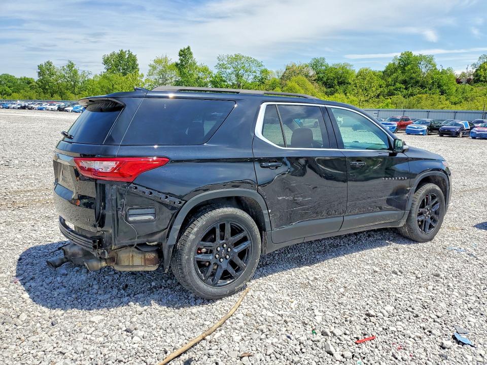 2021 Chevrolet Traverse VIN 1GNEVHKW9MJ256779 COPART salvage auction — REAR END, KY - CERT OF TITLE-SALVAGE (P), sold $3,900 on 2026-07-02 (photo 3)