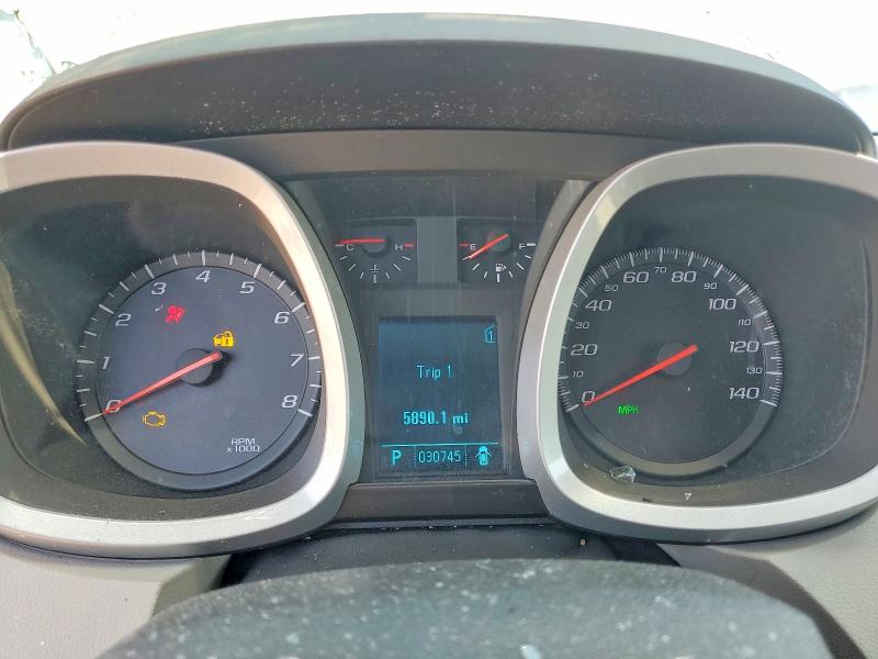 2010 Chevrolet Equinox VIN 2CNALBEW4A6410633 COPART salvage auction — ROLLOVER, Il - Salvage Certificate, sold $1,150 on 2026-07-08 (photo 9)