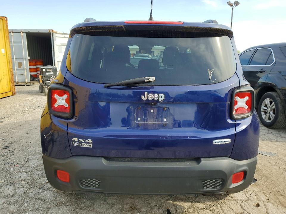 2016 Jeep Renegade VIN ZACCJBBT7GPD27576 COPART salvage auction — FRONT END, IN - CERT OF TITLE-SALVAGE TITLE, sold $2,050 on 2026-08-21 (photo 6)