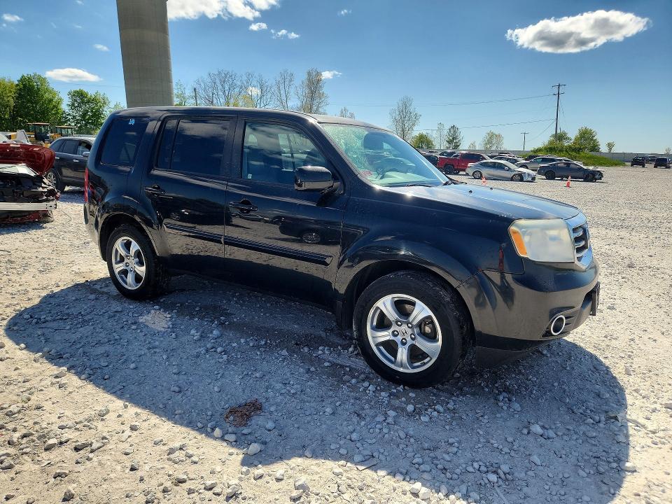 2013 Honda Pilot VIN 5FNYF4H57DB011559 COPART salvage auction — REAR END, Mi - Certificate Of Title, sold $2,000 on 2026-07-02 (photo 4)