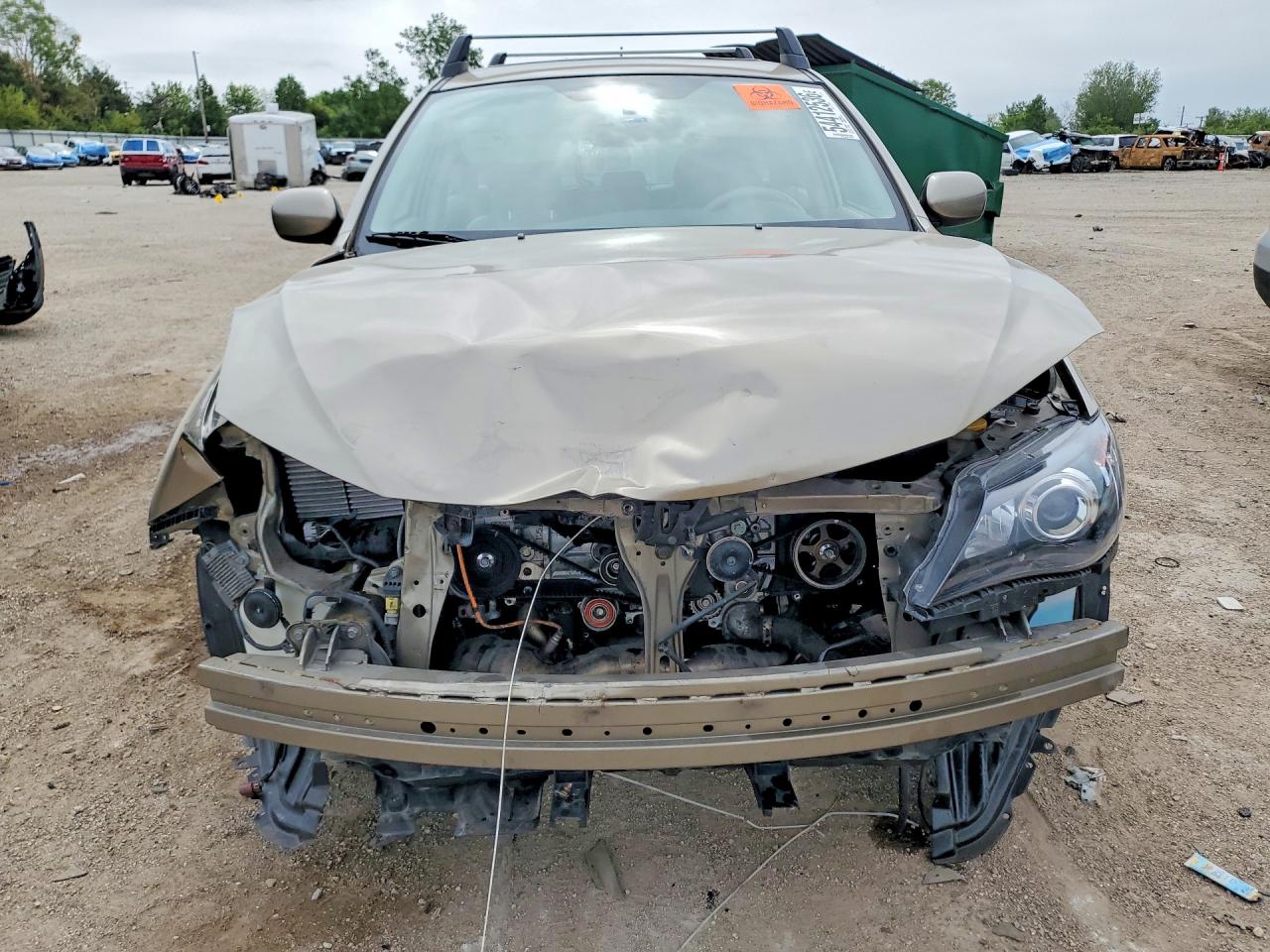 2008 Subaru Impreza VIN JF1GH61628H810262 COPART salvage auction — Front End, IL - SALVAGE CERTIFICATE, sold $325 on 2026-07-02 (photo 5)