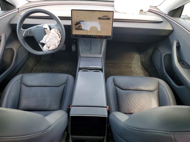 2024 Tesla Model 3 VIN 5YJ3E1EA7RF730346 COPART salvage auction — FRONT END, Ca - Salvage Certificate, sold $11,800 on 2026-07-22 (photo 8)