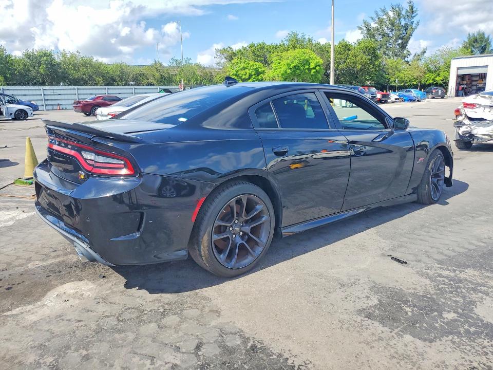 2021 Dodge Charger VIN 2C3CDXGJ9MH559268 COPART salvage auction — MECHANICAL, Fl - Cert Of Title Slvg Rebuildable, sold $15,100 on 2026-08-31 (photo 3)