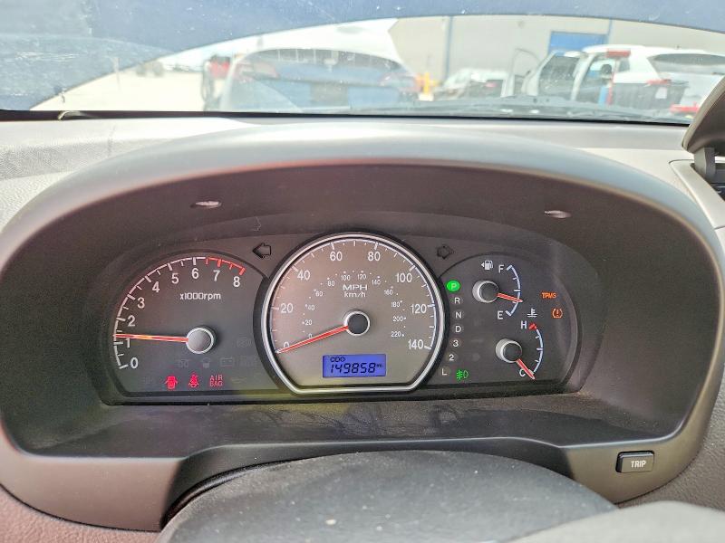 2009 Hyundai Elantra VIN KMHDU46D69U619114 COPART salvage auction — REAR END, Tx - Salvage Vehicle Title, sold $800 on 2026-07-10 (photo 9)
