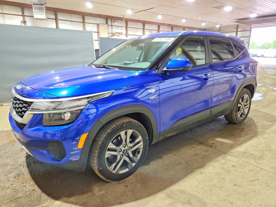 2022 Kia Seltos VIN KNDEPCAA5N7238158 COPART salvage auction — HAIL, Oh - Cert Of Title-Salvage, sold $5,900 on 2026-07-09 (photo 1)