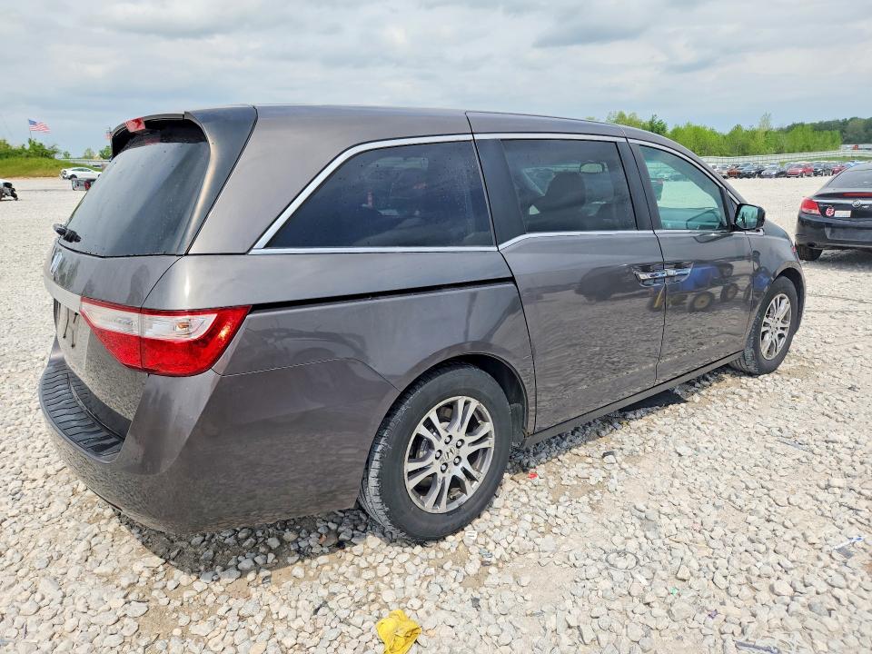 2011 Honda Odyssey VIN 5FNRL5H64BB088687 COPART salvage auction — FRONT END, Mi - Certificate Of Title, sold $1,250 on 2026-07-02 (photo 3)