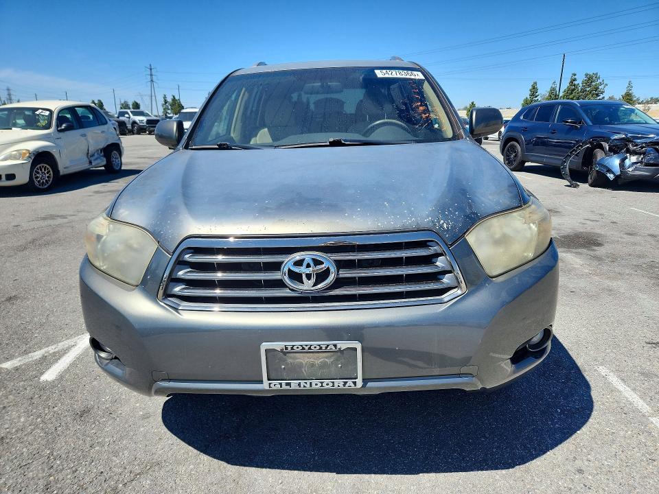2008 Toyota Highlander VIN JTEDS43A982023330 COPART salvage auction — REAR END, Ca - Salvage Certificate, sold $2,000 on 2026-07-15 (photo 5)