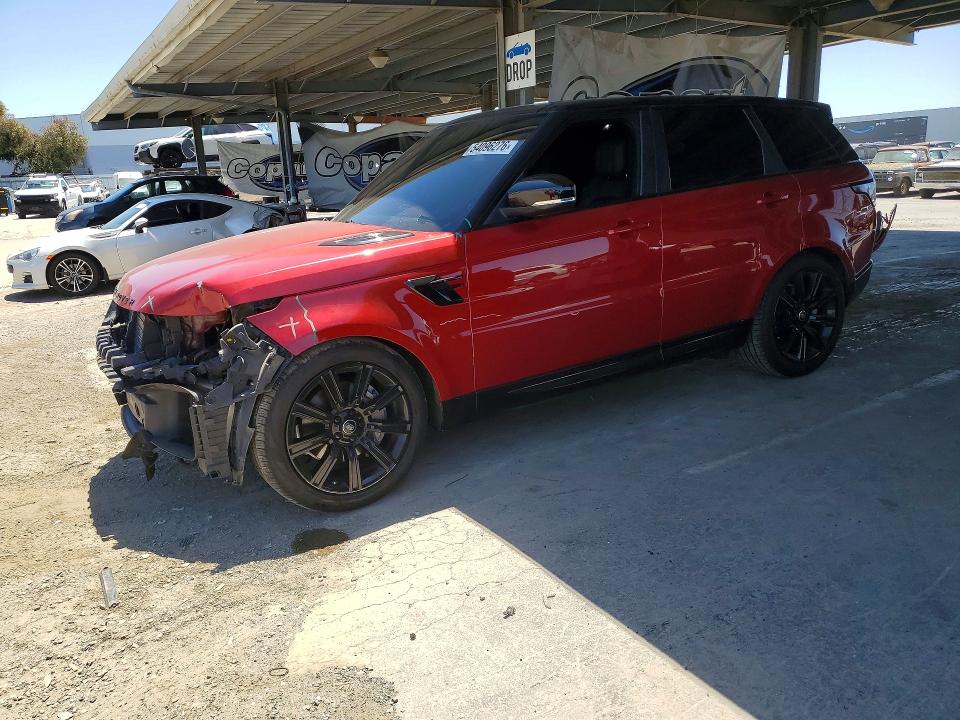 2020 Land rover Range rover sport VIN SALWR2SU3LA735087 COPART salvage auction — FRONT END, Ca - Salvage Certificate, sold $35 on 2026-07-28 (photo 1)