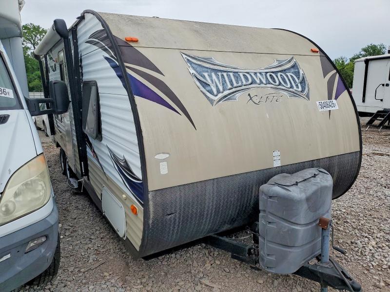 2015 Forest river Wildwood VIN 4X4TWDB28F7348091 COPART salvage auction — INTERIOR BURN, AL - CERT OF TITLE-PARTS ONLY SALVG, sold $90 on 2026-07-28 (photo 1)