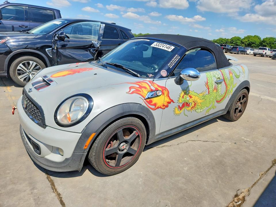 2012 Mini Cooper VIN WMWSY3C52CT144224 COPART salvage auction — FRONT END, Id - Salvage Certificate Of Title, sold $1,150 on 2026-08-06 (photo 1)
