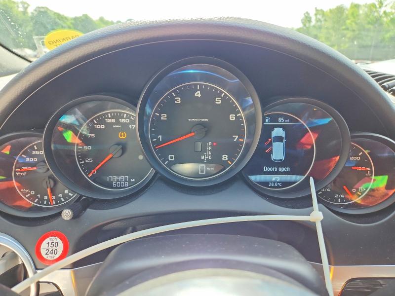2016 Porsche Cayenne VIN WP1AA2A25GLA05974 COPART salvage auction — REAR END, Nc - Salvage Certificate Of Title, sold $525 on 2026-07-10 (photo 9)
