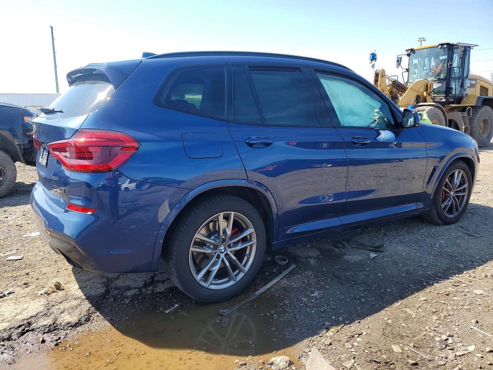 2021 BMW X3 VIN 5UXTY9C06M9F80038 COPART salvage auction — FRONT END, Mi - Certificate Of Title, sold $13,700 on 2026-07-17 (photo 3)