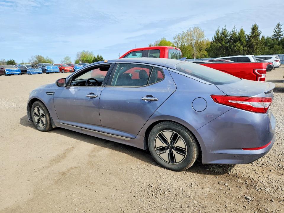 2011 Kia Optima hybrid VIN KNAGM4ADXB5004233 COPART salvage auction — MECHANICAL, On - Permit No Brand - Fit (P), sold $950 on 2026-07-09 (photo 2)