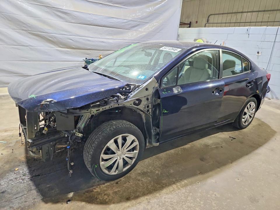 2021 Subaru Impreza VIN 4S3GKAB67M3604424 COPART salvage auction — FRONT END, NH - CERT OF TITLE-SALVAGE, sold $1,700 on 2026-07-02 (photo 1)