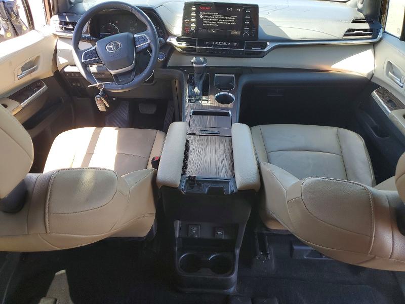 2022 Toyota Sienna VIN 5TDJRKEC2NS090166 COPART salvage auction — SIDE, Nv - Salvage Title, sold $17,500 on 2026-07-30 (photo 8)