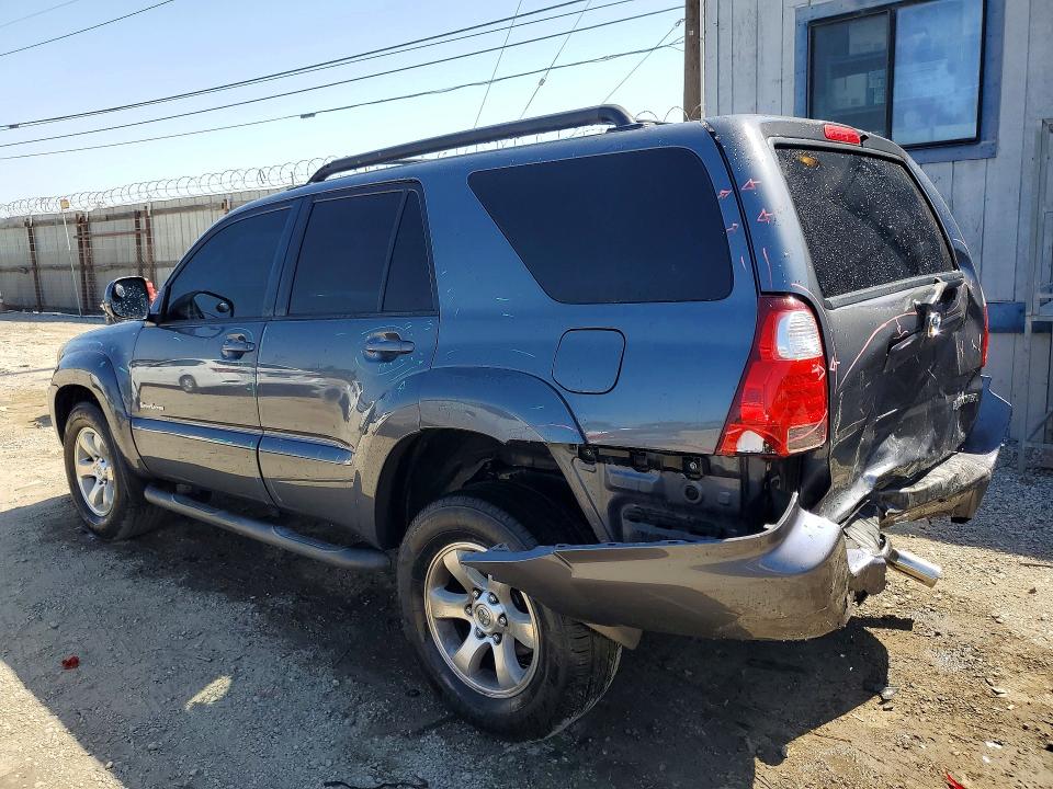 2007 Toyota 4runner VIN JTEZU14R270085049 COPART salvage auction — REAR END, CA - SALVAGE CERTIFICATE, sold $2,350 on 2026-07-09 (photo 2)