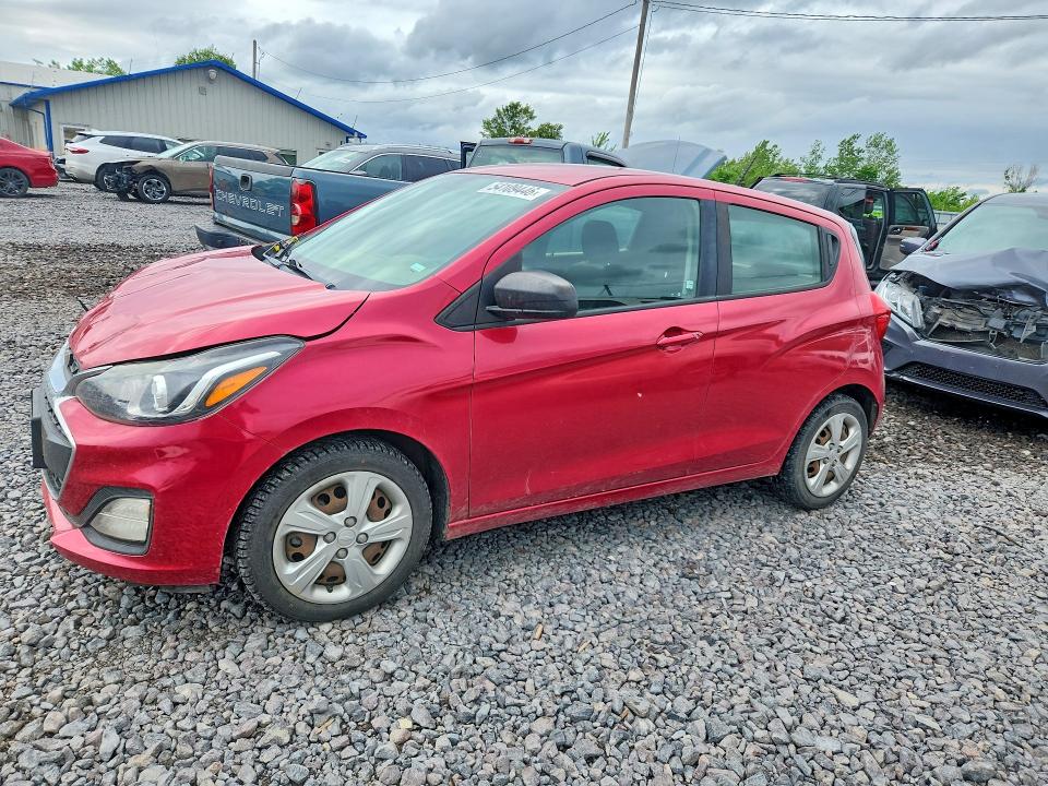 2020 Chevrolet Spark VIN KL8CB6SA4LC468129 COPART salvage auction — FRONT END, Il - Salvage Certificate, sold $900 on 2026-07-13 (photo 1)