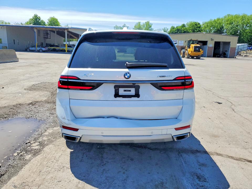 2025 BMW X7 VIN 5UX23EM07S9Z65653 COPART salvage auction — FRONT END, Ny - Mv-907A Salvage Certificate, sold $38,500 on 2026-07-02 (photo 6)