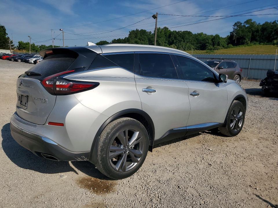 2021 Nissan Murano VIN 5N1AZ2DS2MC115457 COPART salvage auction — FRONT END, Ms - Cert Of Title-Salvaged, sold $8,200 on 2026-07-08 (photo 3)